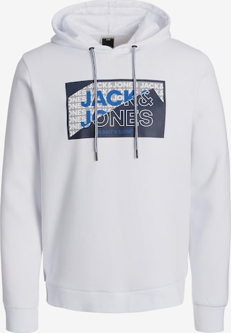 JACK & JONES Sweatshirt 'Logan' in Weiß: predná strana