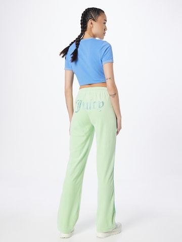 Juicy Couture White Label Avar lõige Püksid 'TINA', värv roheline