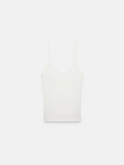 Dilvin Haut en M en blanc, Vue avec produit