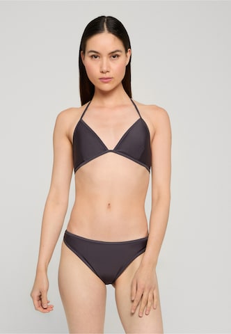 Urban Classics Trojúhelníková Bikiny – černá: přední strana