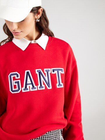 GANT - Sweatshirt em vermelho