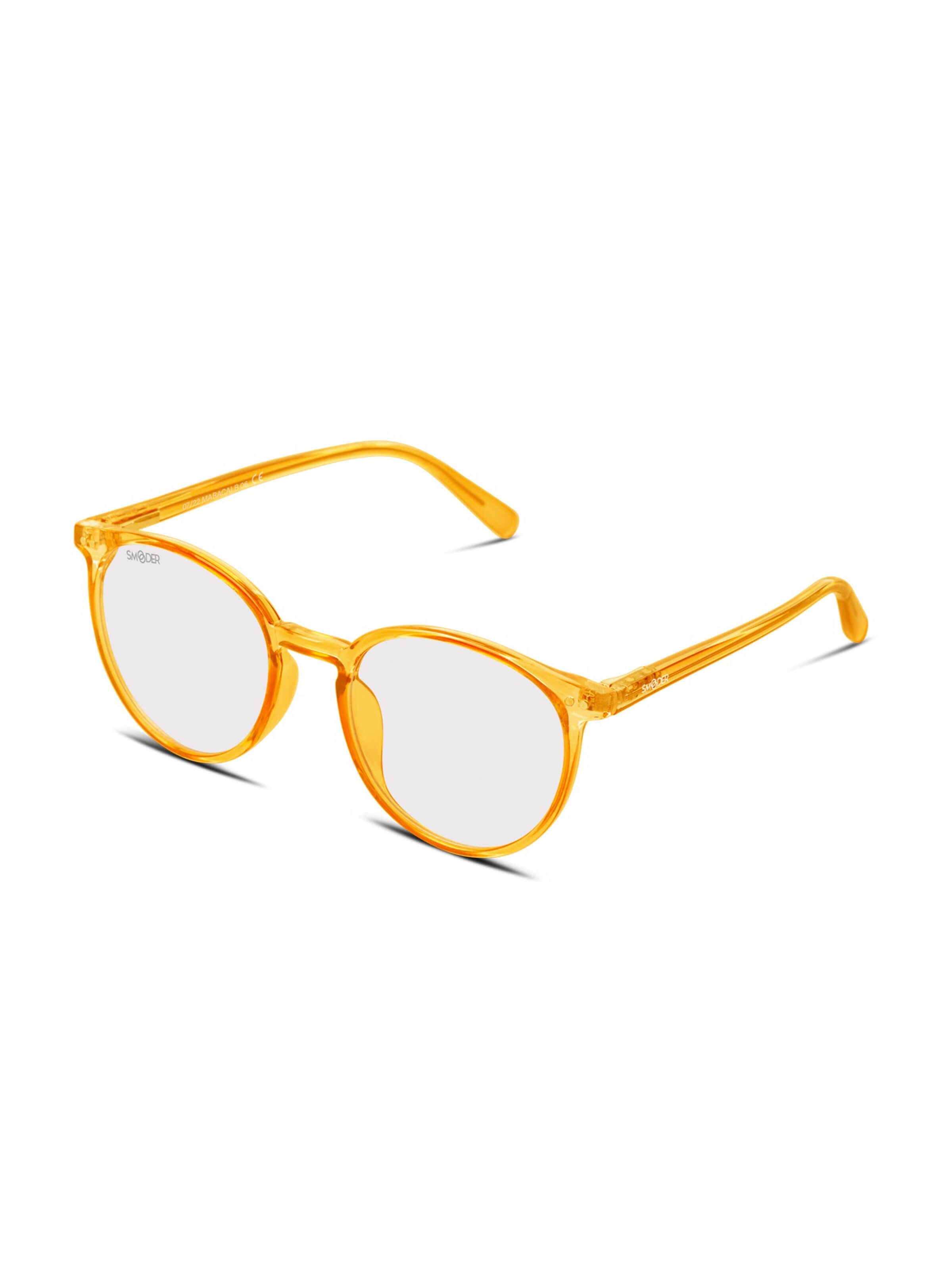 Smooder Glasses 'Maracai Blue Light' in Orange: front