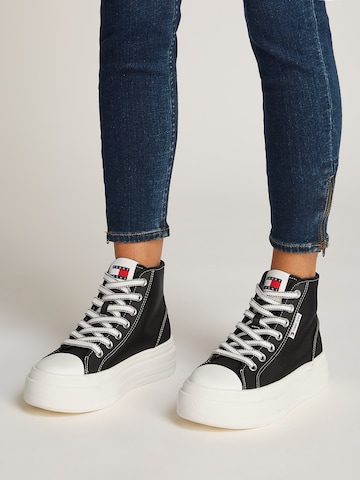 Tommy Jeans Кроссовки на платформе в Черный
