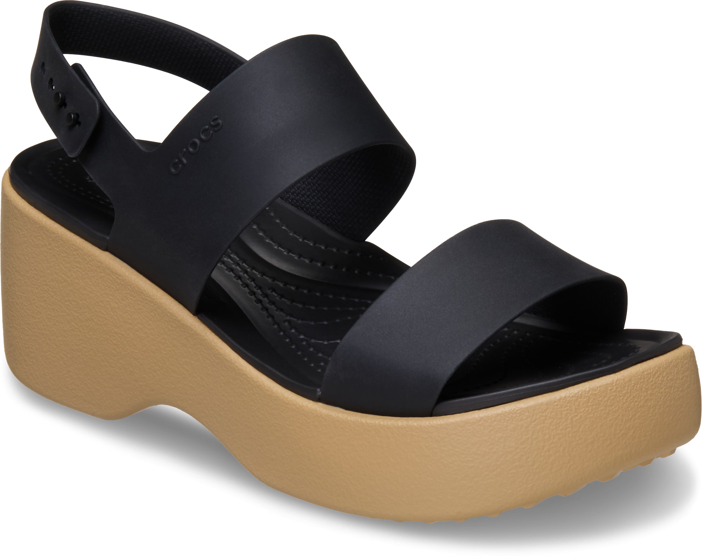 Crocs Sandals in Black: front