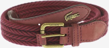 LACOSTE Belt in One size in Red: front