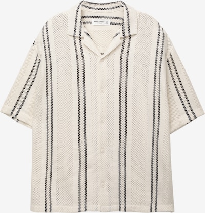 Pull&Bear Paita värissä ecru / musta, Tuotenäkymä