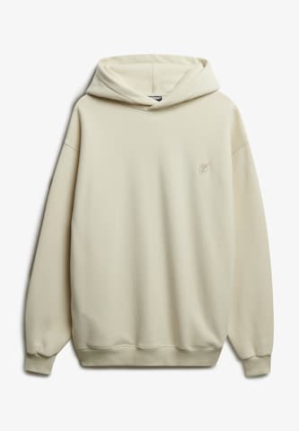 Sweat-shirt Superdry en beige : devant