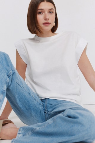 Springfield Shirt in Weiß