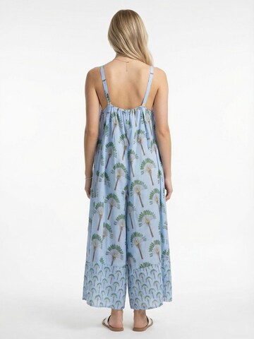 Shop Karey - Jumpsuit 'Tropical paradise jumpsuit light blue' en azul