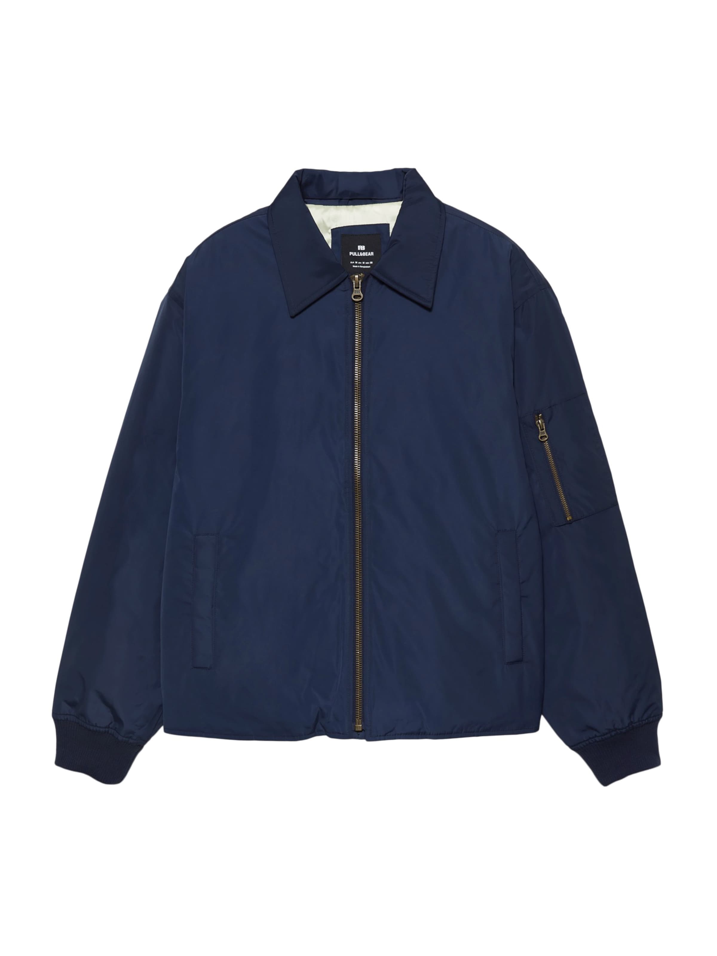 Pull&Bear Välikausitakki värissä sininen: etupuoli