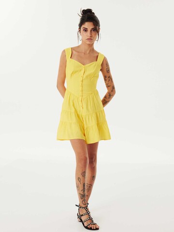 Twist Jumpsuit in Yellow