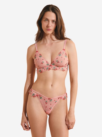ETAM Triangel BH 'Tomato Love' in Pink