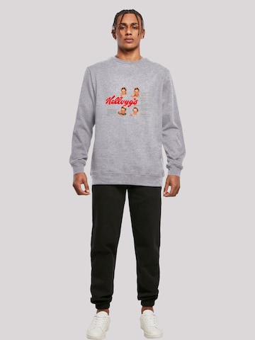 Sweat-shirt 'Kellogg's Corn Flakes Cereal Box Children Retro' F4NT4STIC en gris
