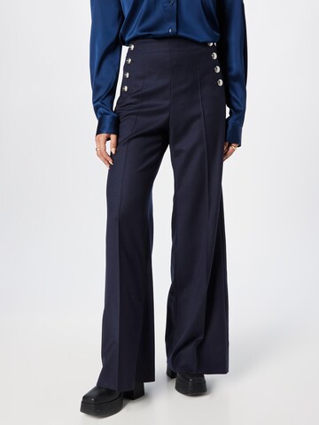 BOSS Black Spodnie w kant 'Tocalita' w kolorze niebieski: przód
