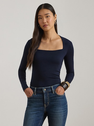 Lauren Ralph Lauren T-shirt i blå: framsida