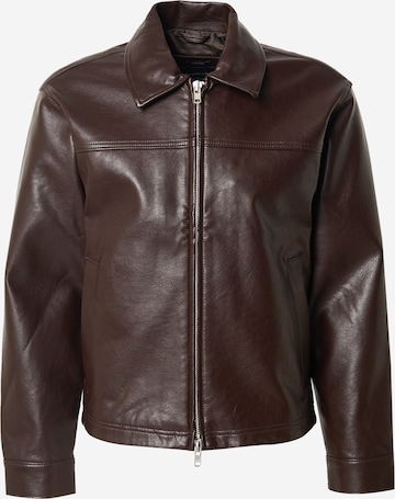 Abercrombie & Fitch Välikausitakki värissä ruskea: etupuoli