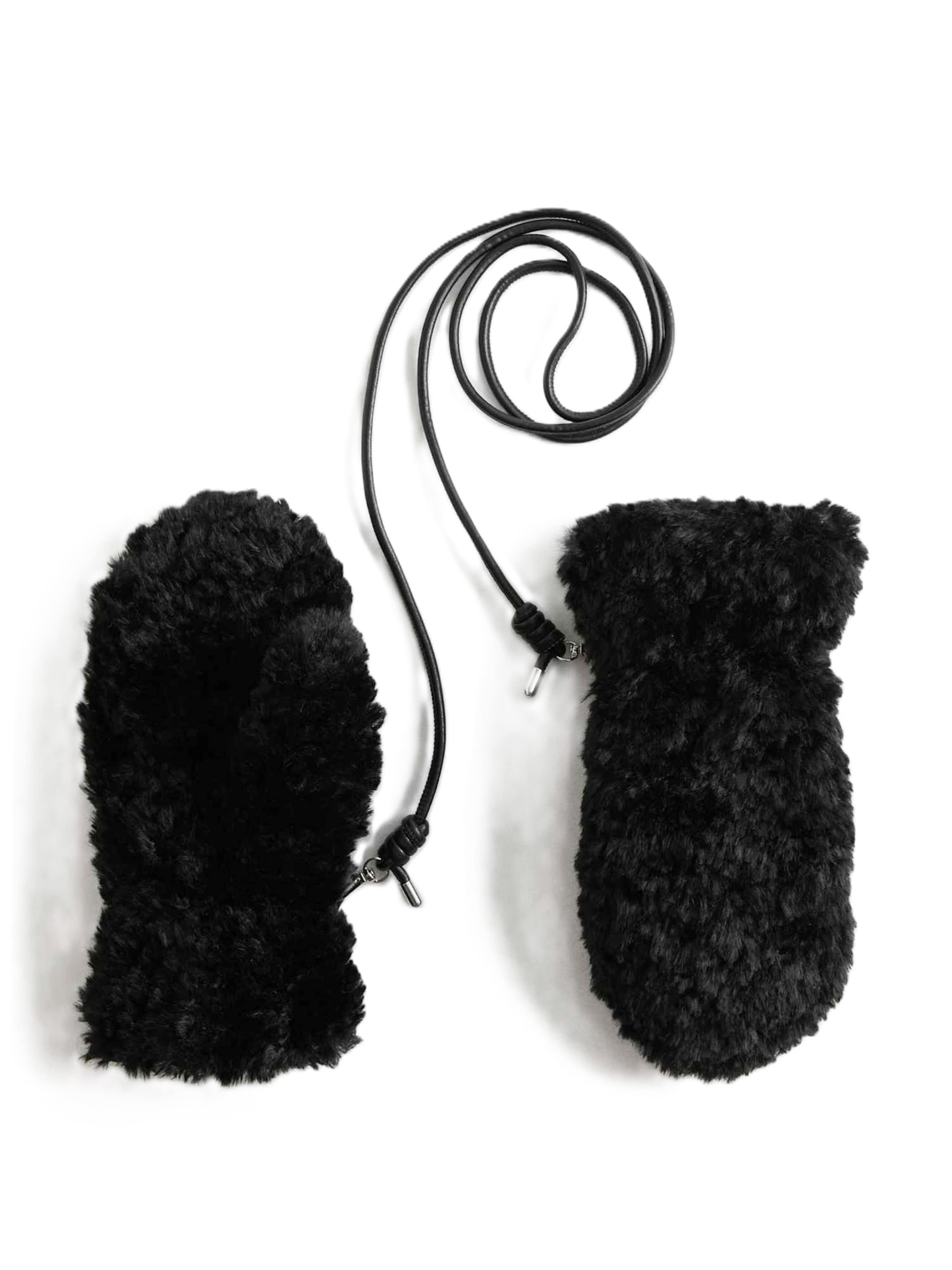 Marks & Spencer Fäustlinge in schwarz, Produktansicht