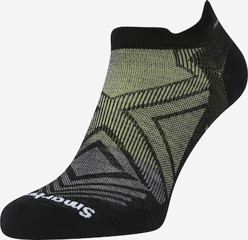 Smartwool - Meias de desporto 'Zero Cushion' em preto: frente