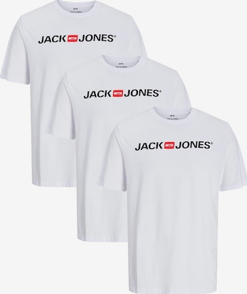 JACK & JONES Shirt 'Basic' in White: front