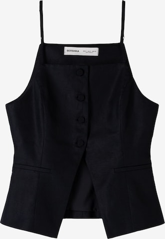 Camicia da donna di Bershka in nero: frontale