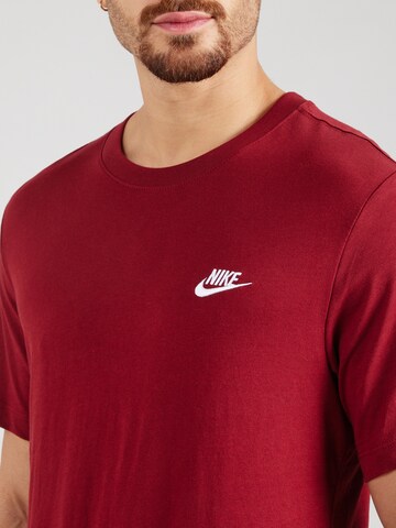 Nike Sportswear Shirt 'CLUB' in Red