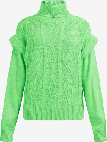 MYMO Sweater 'Blonda' in Green: front