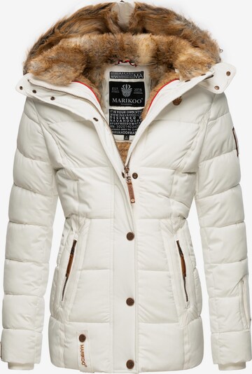MARIKOO Winter jacket 'Nekoo' in Brown / White, Item view