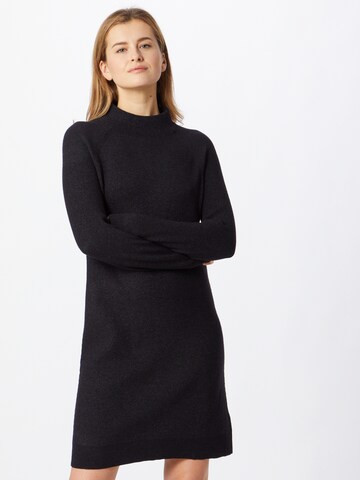 TOM TAILOR Knitted dress in Black: front