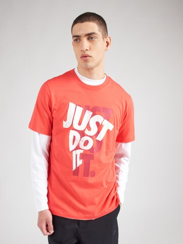 Nike Sportswear Tričko – červená: přední strana