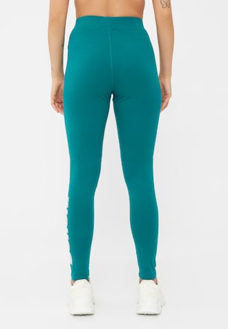 BENCH Skinny Leggings 'ELIRA' in Grün