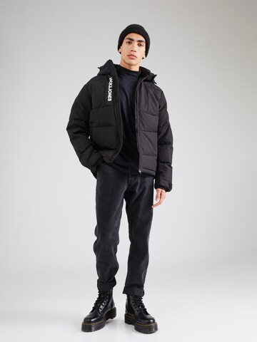 JACK & JONES Winterjas 'OTIS' in Zwart