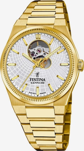 Montre à affichage analogique FESTINA en blanc : devant
