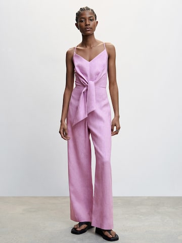 MANGO Jumpsuit 'Nalis' in Purple