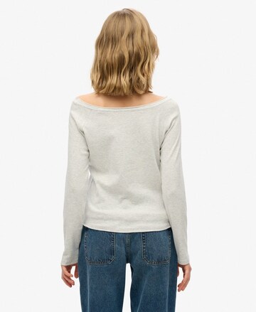 Superdry Shirt 'Bardot' in Grey