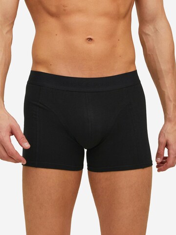 JACK & JONES Boxershorts 'Jacsolid' in Zwart