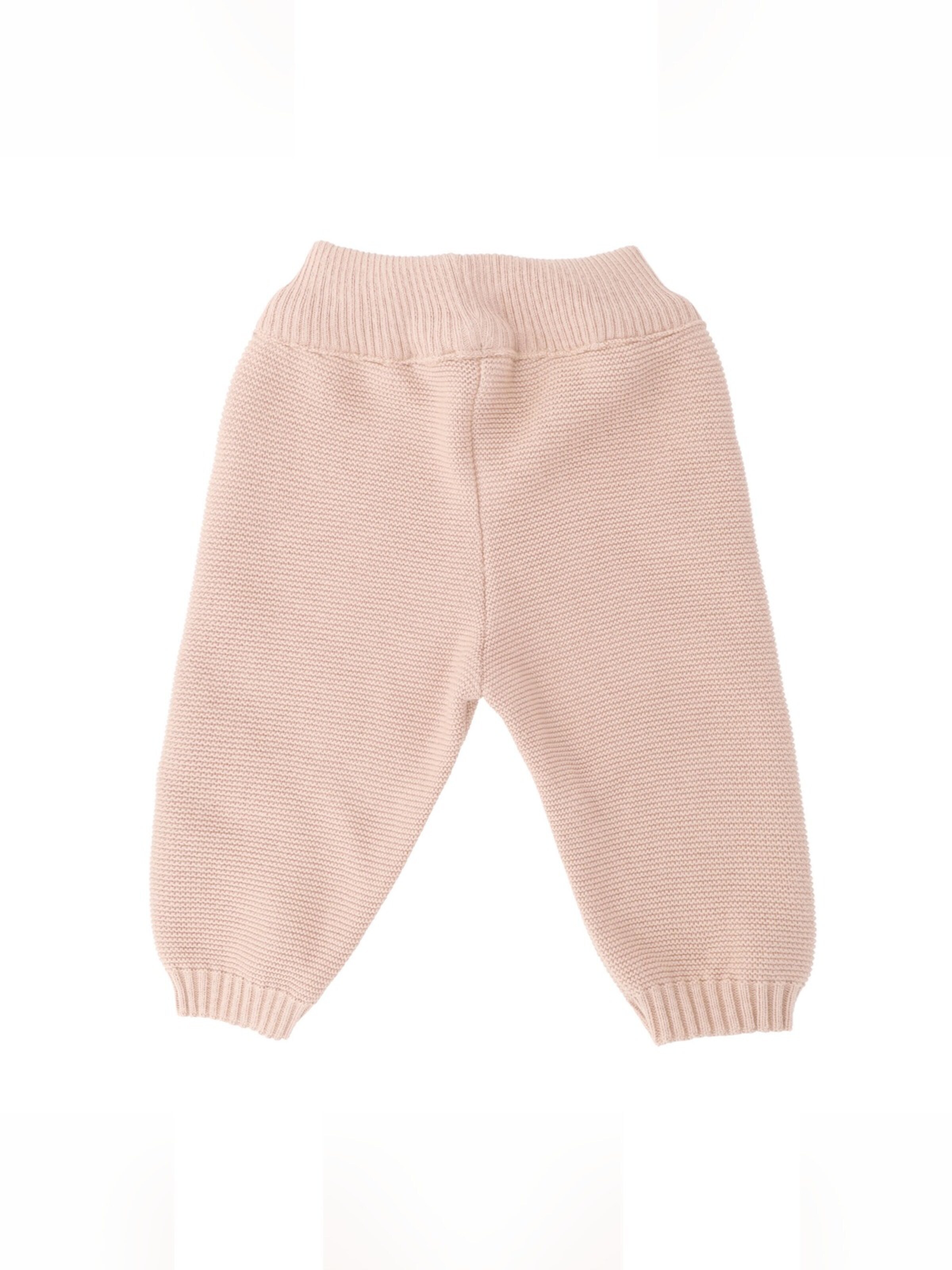 MAXIMO Regular Pants 'GOTS BABY-Strickhose LL einfarbig' in Pink