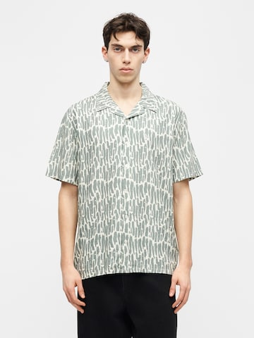 Volcom Классический крой Рубашка 'BOLDSTONE' в Синий: спереди