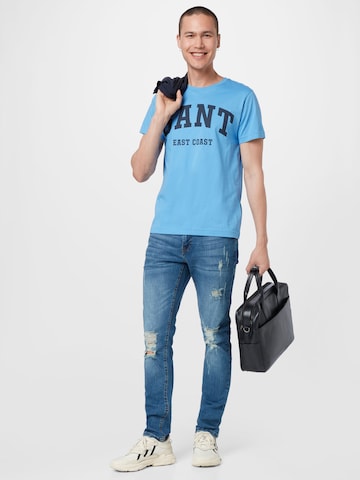 GANT T-Shirt in Blau