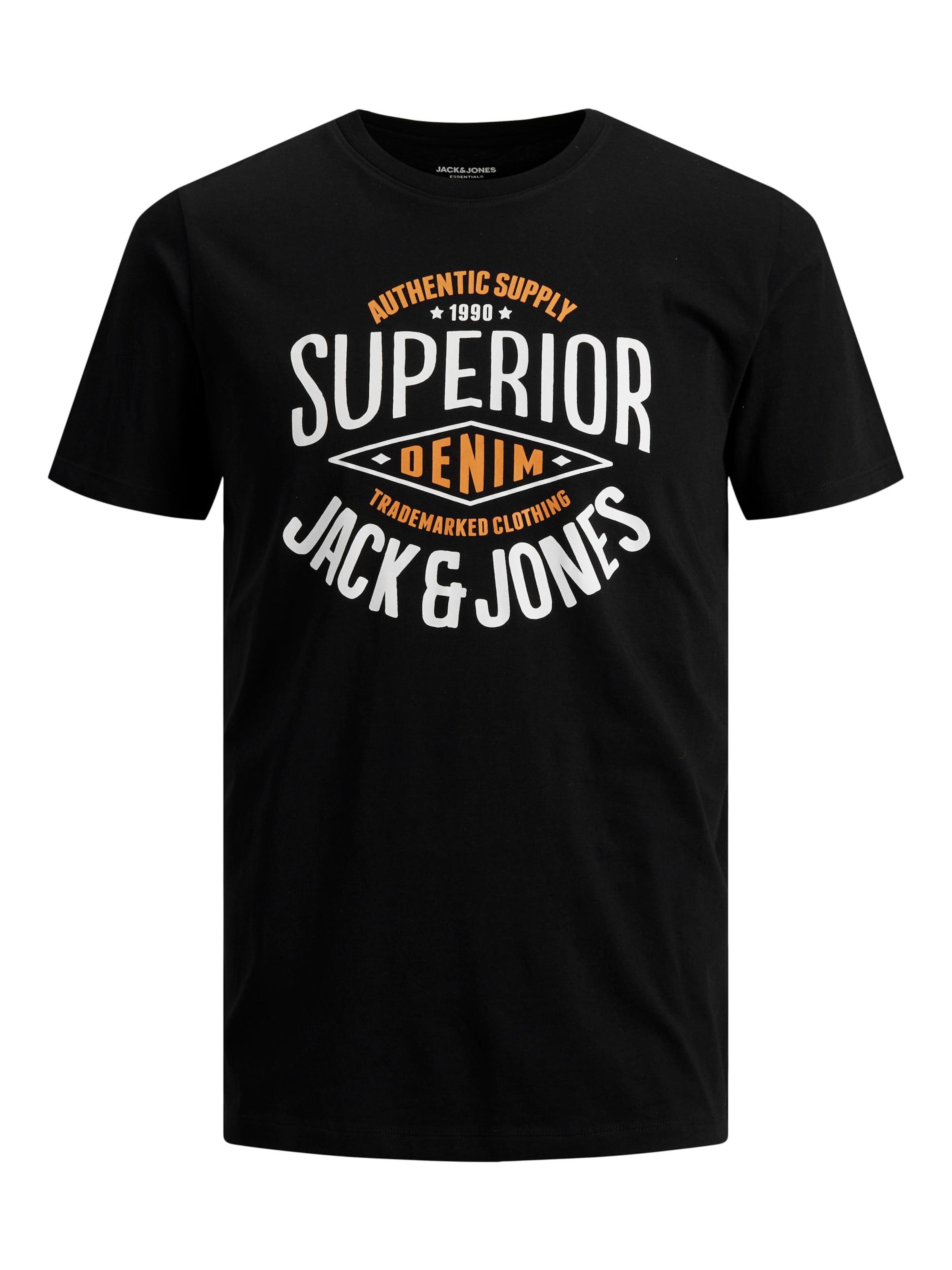 JACK & JONES Shirt in Zwart: voorkant