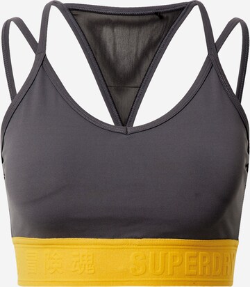 Superdry Bustier Sportmelltartók - szürke: elől