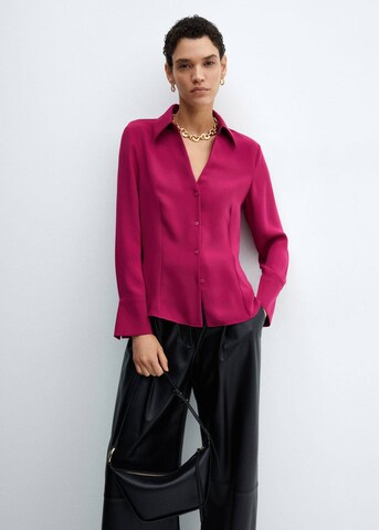 MANGO Blouse 'Ochi' in Rood