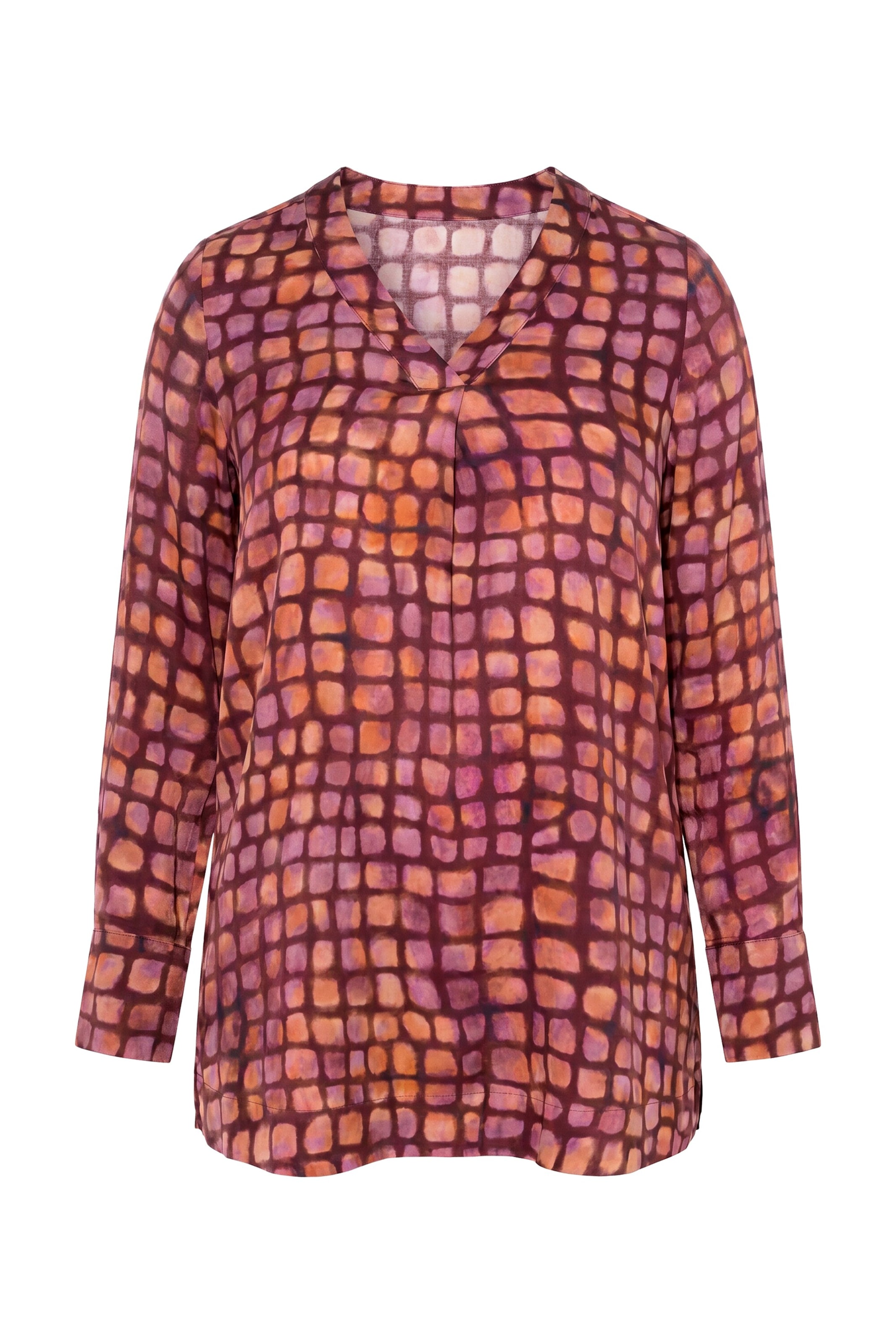 Ulla Popken Bluse in Rot: Vorderseite