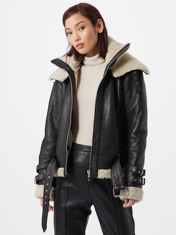 BE EDGY Winter Jacket in Black: front