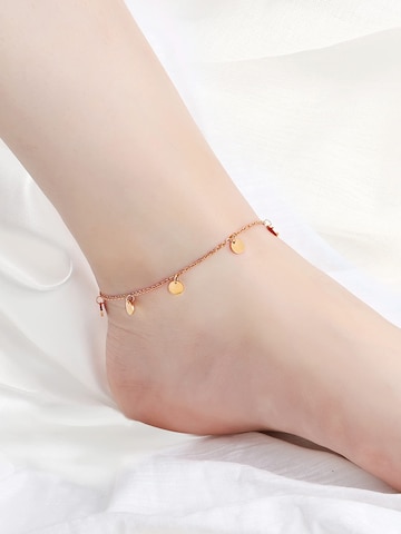 Kim Johanson Fußschmuck 'Coin'‌‌‌‌‌ in Gold: Vorderseite