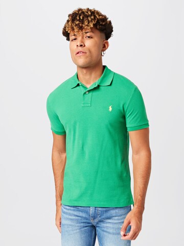 Polo Ralph Lauren Klasický střih Tričko – zelená: přední strana