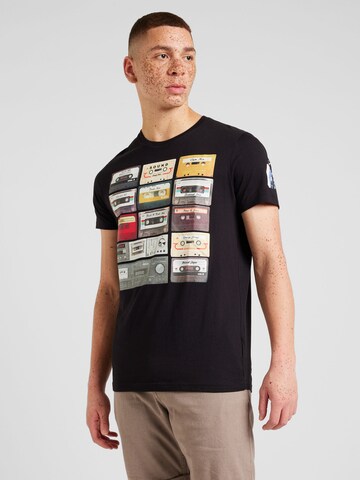 BRAVE SOUL T-shirt 'DECAD' i svart: framsida