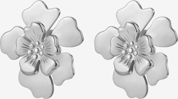 Hey Happiness Earrings 'Petal Blossom' in Silver: front