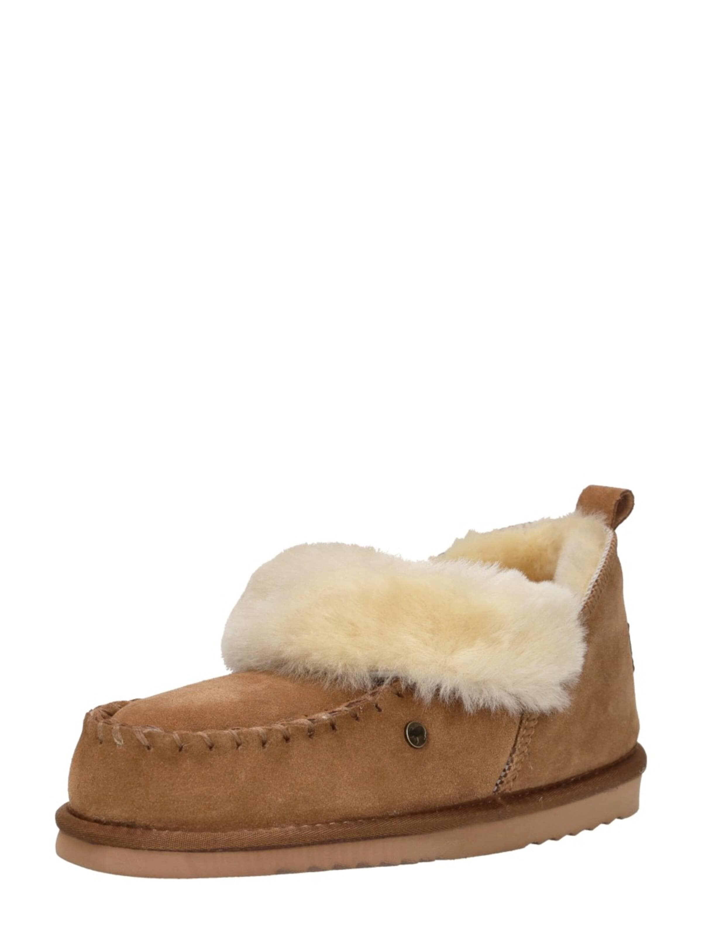 Warmbat Huisschoenen 'Wiluna' in Bruin