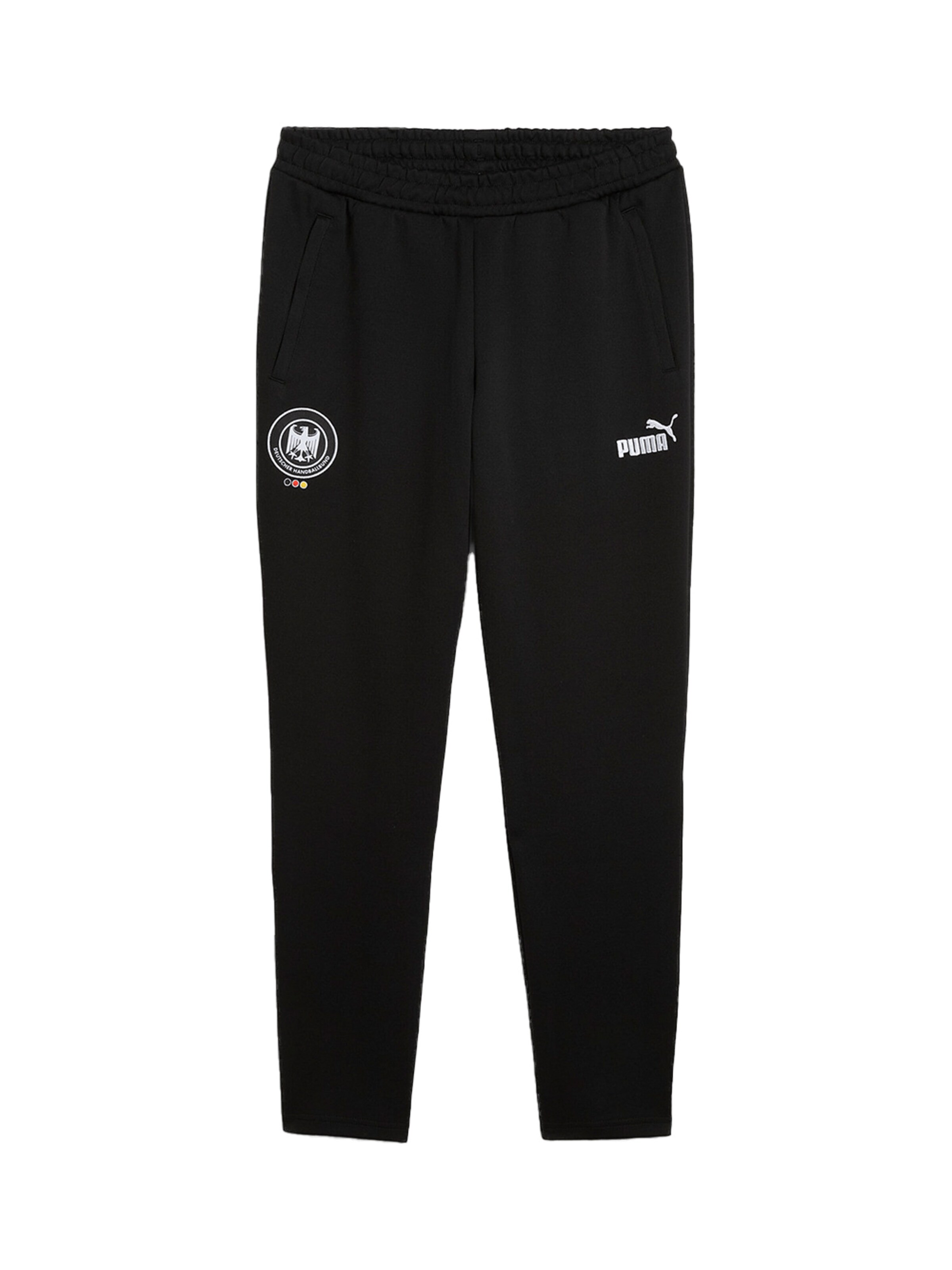 PUMA Tapered Sporthose in Schwarz: Vorderseite