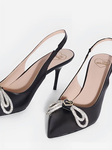 Décolleté di Love Moschino in nero